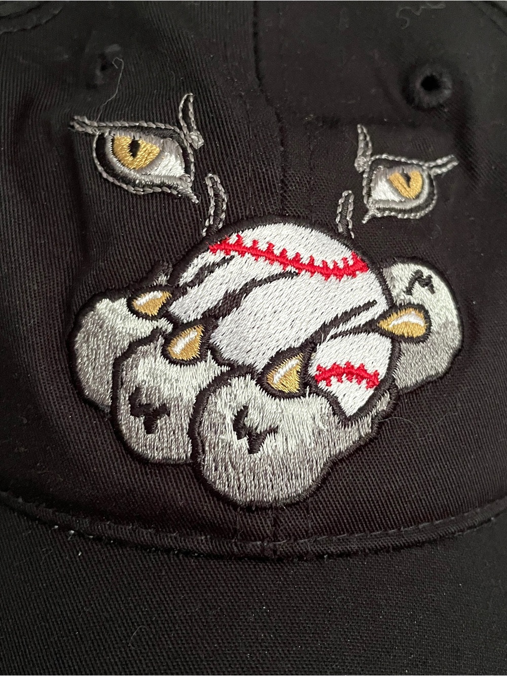 Vintage Black Ottawa Lynx Minor League Baseball Cap - O/S, 90s era! - Picture 4 of 10